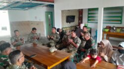 Koramil Pesanggaran Gelar Halal Bihalal Secara Sederhana di Makoramil Pesanggaran