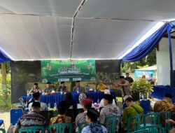 Pererat Silaturahmi, Danramil Glagah Hadiri Halal Bihalal Bersama Forpimka di Puskesmas Paspan