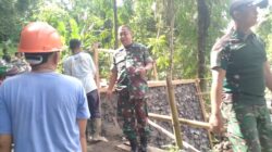 Kasdim 0825 Turun Langsung: Pengerjaan Jembatan Perintis Garuda Hari ke-9 Kian Dekati Harapan Warga Songgon