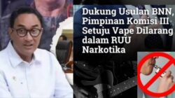 DPR Dukung Larangan Vape Masuk RUU Narkotika, BNN: Ancaman Nyata bagi Generasi Muda