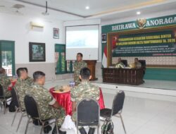 Pengawasan Kegiatan Sisrendal Binter Di Wilayah Kodim 0825/Banyuwangi 