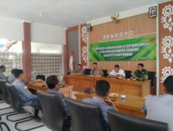 Tegakkan Kamtibmas, Koramil Songgon Gembleng Danton Linmas Se-Kecamatan