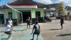 Sinergi TNI di Pesanggaran: Koramil dan Pos TNI AL Pancer Gelar Olahraga Bersama