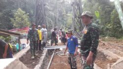 Jembatan Perintis Garuda di Banyuwangi: Kodim 0825 dan Warga Bersatu Bangun Akses Vital di Pedesaan