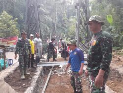 Jembatan Perintis Garuda di Banyuwangi: Kodim 0825 dan Warga Bersatu Bangun Akses Vital di Pedesaan