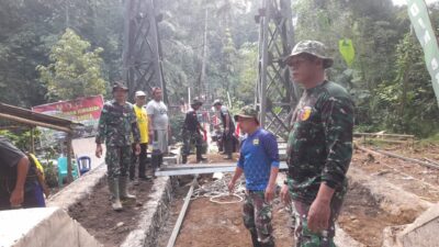 Jembatan Perintis Garuda di Banyuwangi: Kodim 0825 dan Warga Bersatu Bangun Akses Vital di Pedesaan