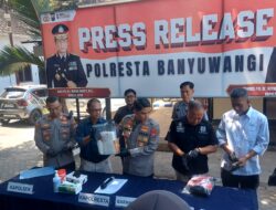 Polresta Banyuwangi Gagalkan Penyelundupan 2 Kilogram Sabu di Pelabuhan Ketapang
