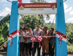 Jembatan Merah Putih Presisi Bhayangkara di Jember Resmi Dibuka, Akses Warga Kini Lebih Aman dan Lancar