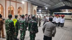 Pastikan Keamanan dan Kekhidmatan, Personel Koramil 0825/06 Gambiran Laksanakan Apel Pengamanan Pemberangkatan Calon Jemaah Haji