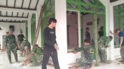 Koramil Songgon Pimpin Renovasi Masjid, Ketahanan Wilayah Dibangun dari Akar Rumput