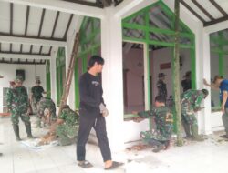 Koramil Songgon Pimpin Renovasi Masjid, Ketahanan Wilayah Dibangun dari Akar Rumput