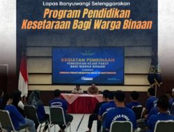 Perkuat Pendidikan Warga Binaan, Lapas Banyuwangi Jalin Sinergi dengan Dinas Pendidikan