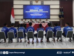 Lapas Banyuwangi Gelar Sidang TPP, Bahas Usulan Program Integrasi Warga Binaan