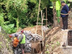 Cegah Terjadi Longsor, PU Bina Marga Malang Kebut Pembangunan Drainase di Lereng Ledoksari Tumpang