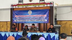 Babinsa Hadir Dalam Penetapan Calon BPD Hasil Pengisian Anggota BPD 2026 Desa Pesanggaran