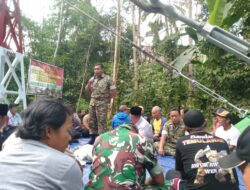Jembatan Perintis Garuda Rampung, Koramil Songgon Gelar Tasyakuran: Wujud Nyata Kemanunggalan TNI dan Rakyat