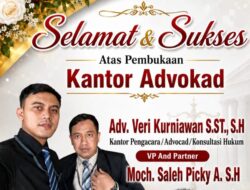 Komunitas Pemerhati Banyuwangi, Sampaikan Harapan Besar Atas Dibukanya Kantor Hukum Veri Picky and Partners