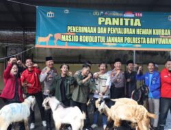 Polresta Banyuwangi Salurkan 45 Hewan Kurban, Perkuat Kepedulian Sosial di Momentum Idul Adha 2026