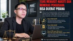 Mbah Semar: Wartawan atau Media yang Memeras dan Mengintimidasi Pengusaha Bisa Dipidana