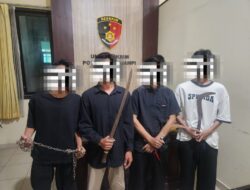 Tindak Tegas Premanisme! Polresta Banyuwangi Amankan Komplotan Pemuda Bersajam di Blimbingsari