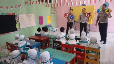Polisi Sahabat Anak, Satlantas Jember Edukasi Keselamatan Lalu Lintas Sejak Dini