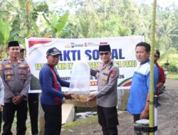 Sambut Hari Bhayangkara ke-80, Polresta Banyuwangi Tebar Ribuan Benih Ikan untuk Ketahanan Pangan