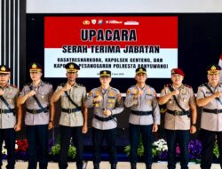 Sertijab Tiga Jabatan Strategis, Kapolresta Banyuwangi Tekankan Penyegaran Organisasi