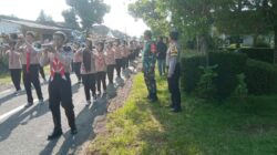 Bentuk Karakter Generasi Muda, Babinsa Karangsari Dampingi Kegiatan Pramuka