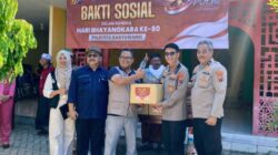 Jelang Hari Bhayangkara ke-80, Kapolresta Banyuwangi Salurkan Baksos untuk Panti Jompo Sahabat Lansia