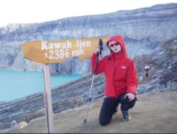 Nikmati Sunrise di Kawah Ijen, Raline Shah: Banyuwangi Punya Pesona Kelas Dunia