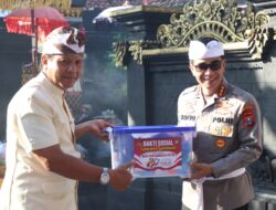 Hari Raya Galungan dan Kuningan, Kapolresta Banyuwangi Bersama Umat Hindu Rajut Kerukunan