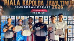 Tim Beladiri Polresta Banyuwangi Berprestasi di Kapolda Jatim Cup 2026, Harumkan Nama Daerah Jelang Hari Bhayangkara ke-80
