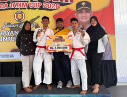 Menyongsong Hari Bhayangkara ke-80, Karateka Polresta Banyuwangi Sabet Emas dan Dua Perunggu di Kapolda Jatim Cup 2026