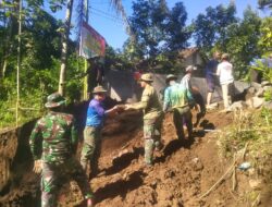 Jembatan Garuda Mulai Dibangun, TNI dan Warga Bersinergi Wujudkan Akses Penghubung Desa Songgon