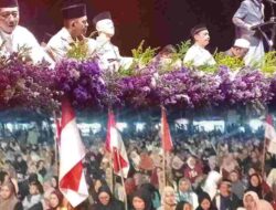 PW FRN Gelar Sholawat Akbar HUT Bhayangkara ke-80 di Banyuwangi, Jamaah Padati Lapangan Rogojampi