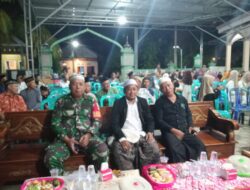 Babinsa Sumbermulyo Hadiri Pengajian Umum dan Santunan Anak Yatim, Perkuat Silaturahmi serta Kepedulian Sosial