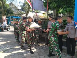 Soliditas TNI-POLRI Membahana Di Songgon: Tumpeng Syukur Warnai HUT Bhayangkara Ke-80, Santunan Yatim Jadi Bukti Nyata Kemanunggalan