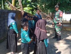 Kenalkan Wawasan Kebangsaan Sejak Usia Dini, Babinsa Masuk Sekolah Dasar