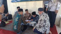 Danramil Kabat Hadiri Ikrar Wakaf, Dukung Pembangunan Masjid Nurul Aini di Desa Dadapan