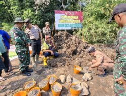 Pembangunan Jembatan Garuda Tahap VI Kodim 0825/Banyuwangi Resmi Dimulai, Wujud Sinergi TNI-Rakyat