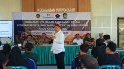 Perkuat Kepastian Hukum Warga, Danramil Purwoharjo Dukung Sosialisasi Tertib Administrasi Pertanahan