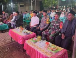 Babinsa Wringinpitu Hadiri Pengajian Tahun Baru Islam dan Santuni Anak Yatim