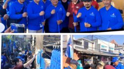 Peringati HUT ke-25, Demokrat Kabupaten Malang Gelar Bersih Pasar dan Pemeriksaan Kesehatan Gratis