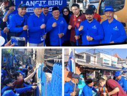 Peringati HUT ke-25, Demokrat Kabupaten Malang Gelar Bersih Pasar dan Pemeriksaan Kesehatan Gratis