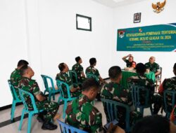 Danramil Glagah Tekankan Validitas Data GeoDemoKonsos dalam Ketatalaksanaan Binter TA 2026
