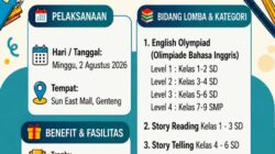 English Competition 2026 Ajak Pelajar Banyuwangi Asah Kemampuan Bahasa Inggris Sejak Dini