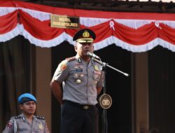 “Sedekah Itu Tameng dari Masalah” Pesan Perdana AKBP Alaiddin di Apel Pagi Polres Jember