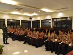 Perkuat Jiwa Nasionalisme, Pasi Ops Kodim 0825/Banyuwangi Bekali Calon Paskibraka 2026 dengan Wawasan Kebangsaan