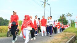 Eratkan Silaturahmi, Lapas Banyuwangi Gelar Funwalk Keluarga Sambut HUT RI ke-81