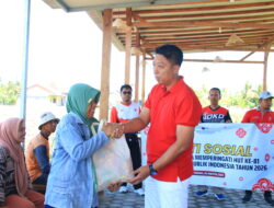 Wujud Kepedulian Lingkungan, Lapas Banyuwangi Bersihkan Fasilitas Umum Sambut HUT RI ke-81